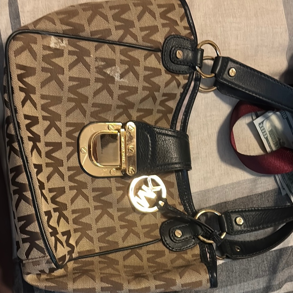 Michael Kors Brown and Black Women's Bag